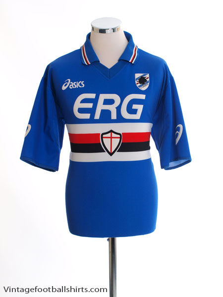 2003-04 Sampdoria Home Shirt L Football Shirt