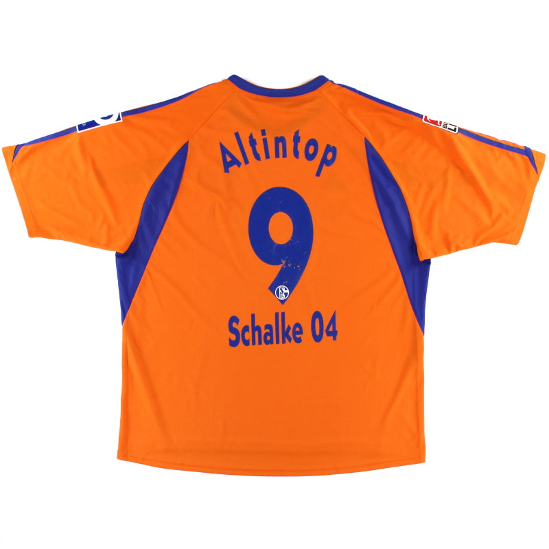 2003-04 Schalke Away Shirt Altintop #9 XXL Football Shirt