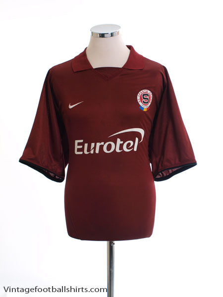2003-04 Sparta Prague Home Shirt XL Football Shirt