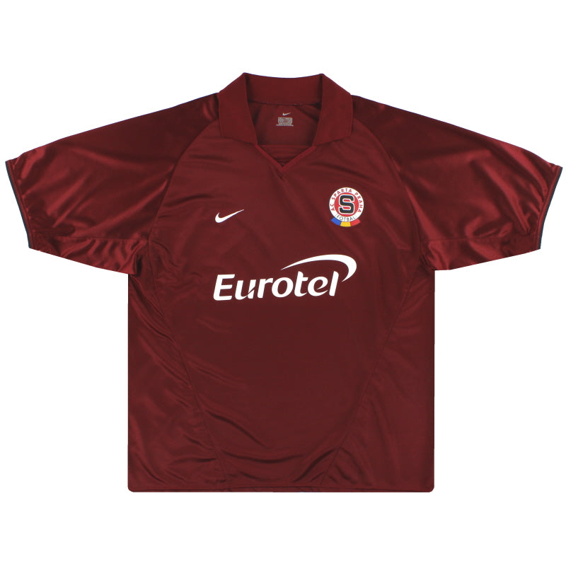 2003-04 Sparta Prague Nike Home Shirt L Football Shirt