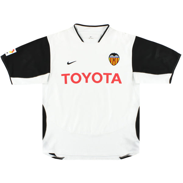 2003-04 Valencia Nike Home Shirt M 114047 | Vintage Football Shirts