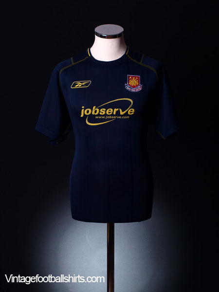 2003-04 West Ham Away Shirt S Football Shirt