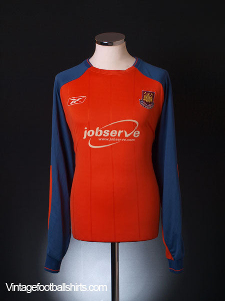 2003-04 West Ham Goalkeeper Shirt XL Football Shirt