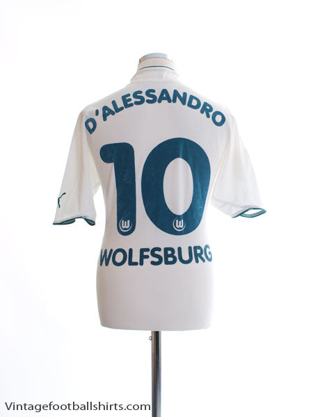 2003-04 Wolfsburg Home Shirt D'Alessandro #10 M Football Shirt
