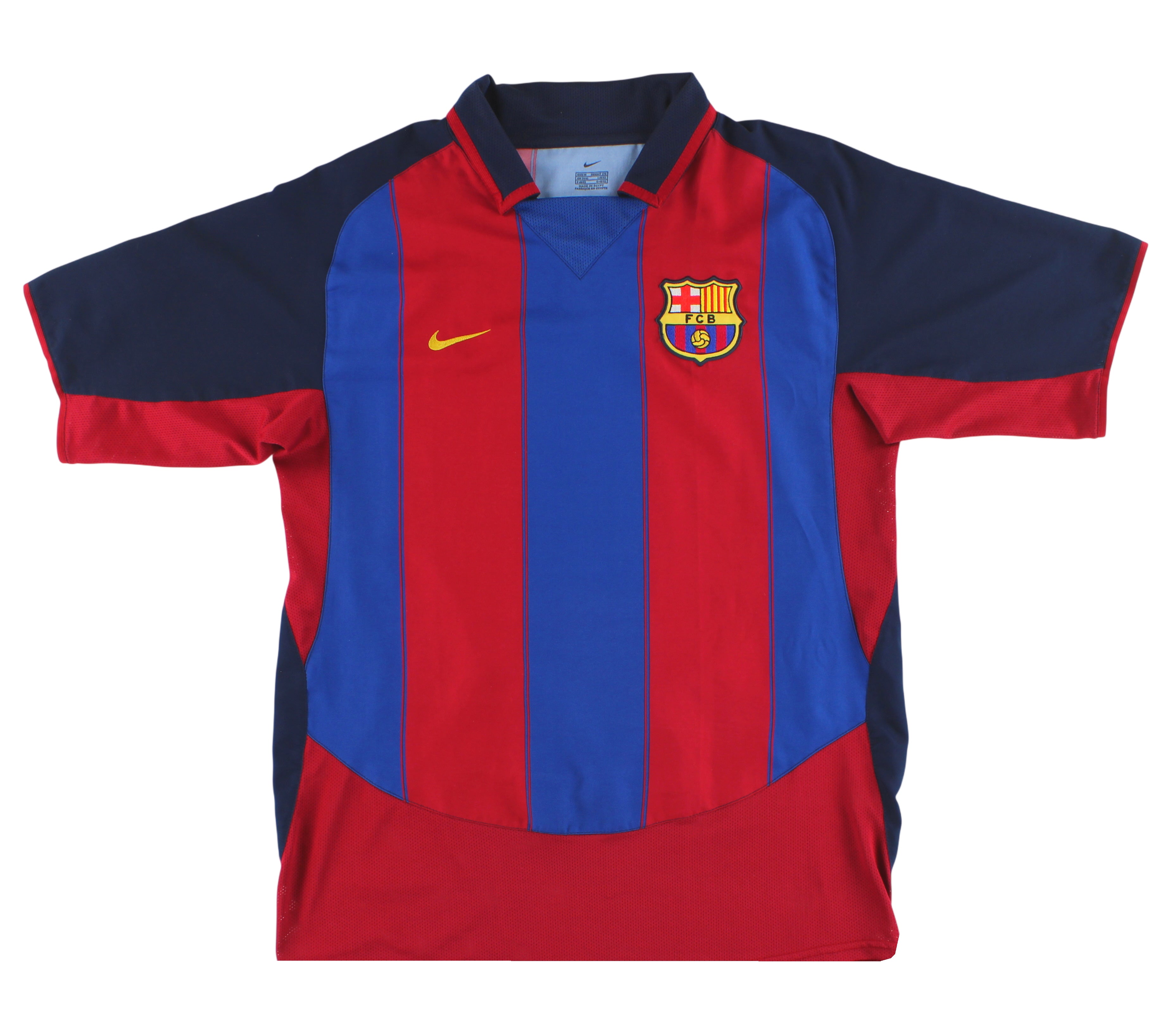 2003-04 Barcelona Nike Home Shirt Xavi #6 M 112586 | Vintage