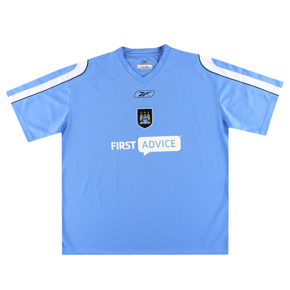 2003-04 Manchester City Reebok Training Shirt XXL 233993 | Vintage