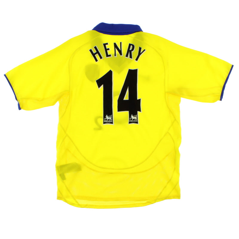 2003-05 Arsenal Away Shirt Henry #14 *Mint* S Football Shirt
