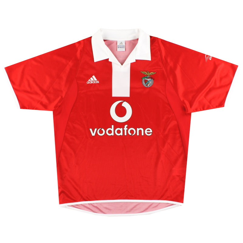 2003-05 Benfica adidas Centenary Home Shirt L Football Shirt