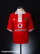 2003-05 Benfica Centenary Home Shirt XL Football Shirt