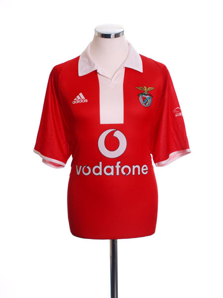 2003-05 Benfica Centenary Home Shirt M Football Shirt
