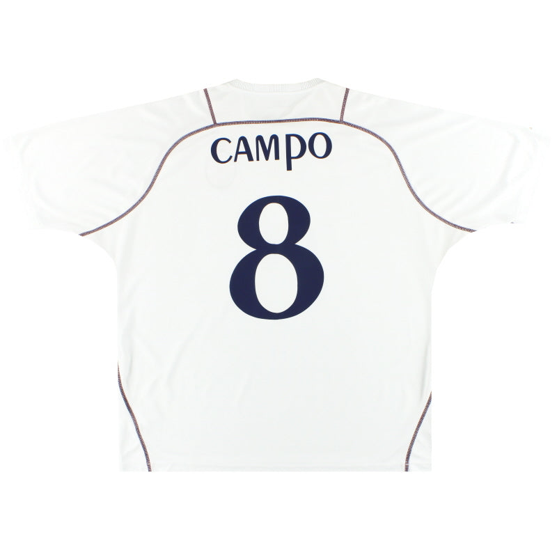 2003-05 Bolton Reebok Home Shirt Campo #8 XL Football Shirt