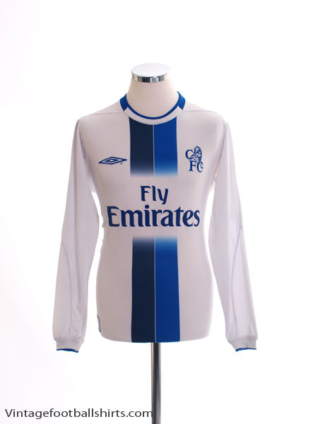 2003-05 Chelsea Away Shirt L/S M Football Shirt