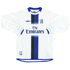 2003-05 Chelsea Umbro Away Shirt L/S L.Boys Football Shirt