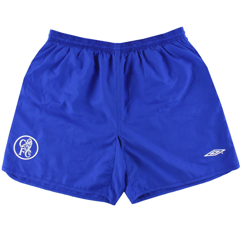2003-05 Chelsea Umbro Home Shorts *Mint* XL Football Shorts