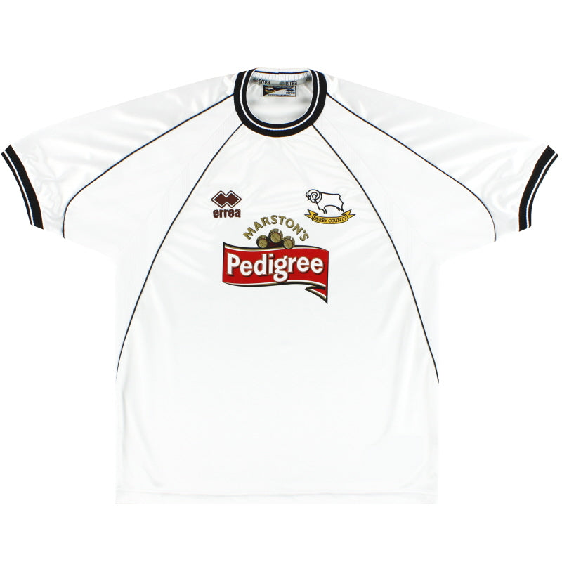 2003-05 Derby County Errea Home Shirt L Football Shirt