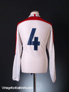 2003-05 England Player Issue Home Shirt #4 L/S XL Football Shirt