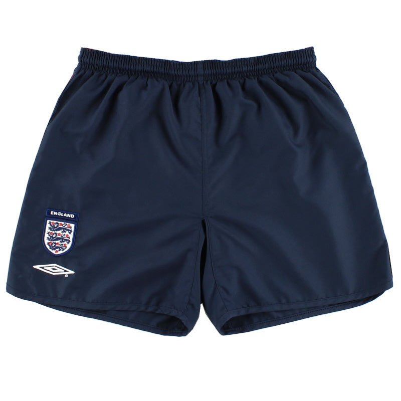 2003-05 England Home Shorts *Mint* S Football Shorts
