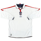 2003-05 England Umbro Home Shirt L/S XL Football Shirt