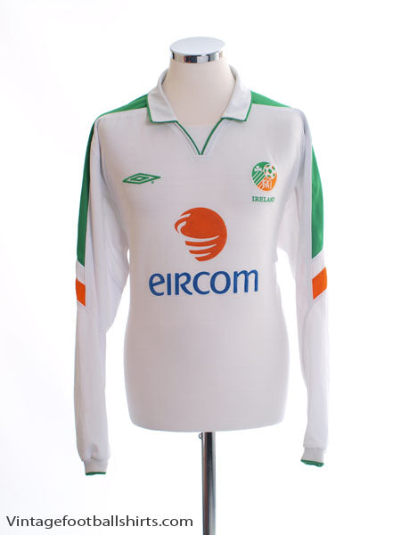 2003-05 Ireland Away Shirt L/S XL Football Shirt