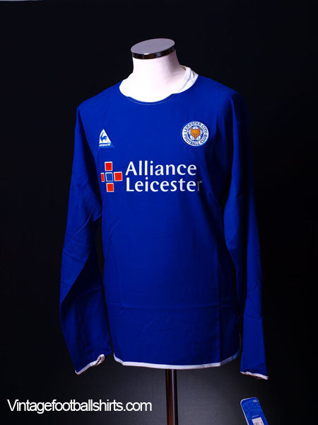 2003-05 Leicester Home Shirt *BNWT* *LS* L Football Shirt