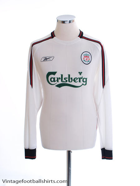 2003-05 Liverpool Away Shirt #2 L/S M Football Shirt