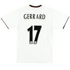 2003-05 Liverpool Away Shirt Gerrard #17 XS Football Shirt