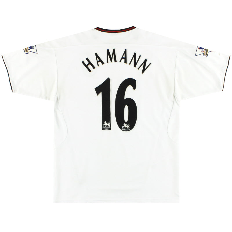 2003-05 Liverpool Away Shirt Hamann #16 M Football Shirt