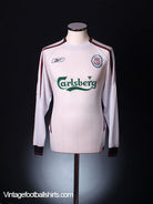 2003-05 Liverpool Away Shirt L/S XL Football Shirt