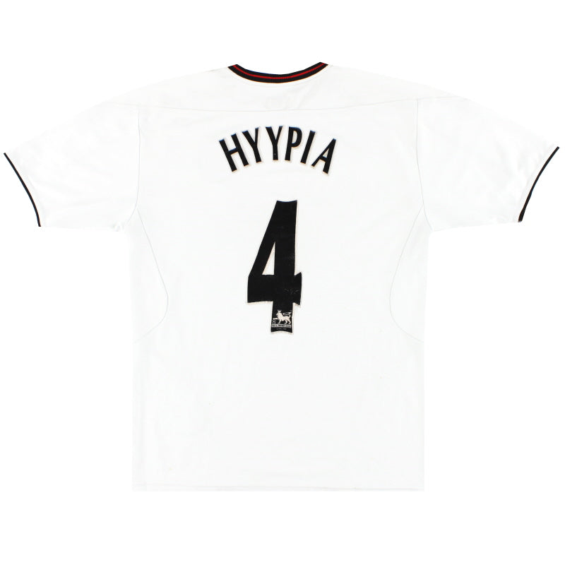 2003-05 Liverpool Reebok Away Shirt Hyypia #4 M Football Shirt