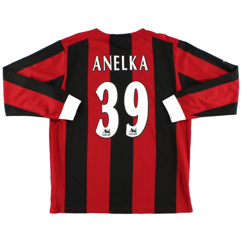 2003-05 Manchester City Away Shirt Anelka #39 L/S L Football Shirt
