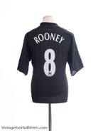 2003-05 Manchester United Away Shirt Rooney #8 L Football Shirt