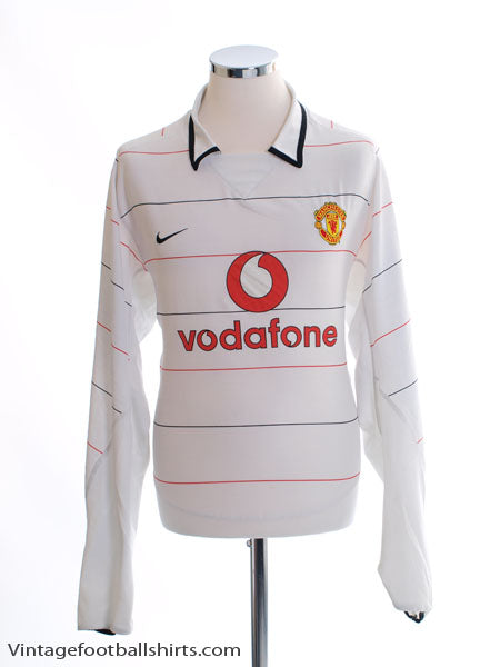 2003-05 Manchester United Third Shirt L/S XL | Vintage Football Shirts