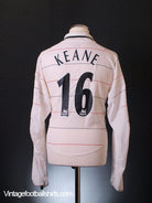 2003-05 Manchester United Third Shirt Keane #16 *Mint* L/S XL Football Shirt