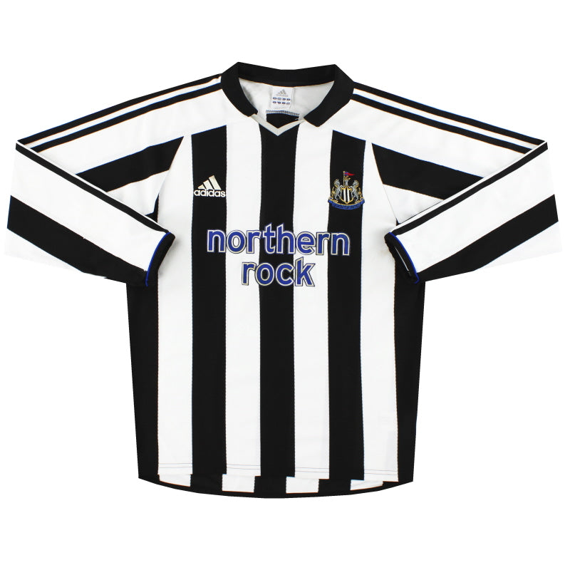2003-05 Newcastle adidas Home Shirt L/S S Football Shirt