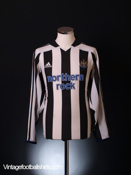 2003-05 Newcastle Home Shirt L/S S Football Shirt