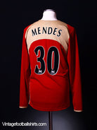 2003-05  Portsmouth Away *LS**Mendes No 30* Shirt M Football Shirt