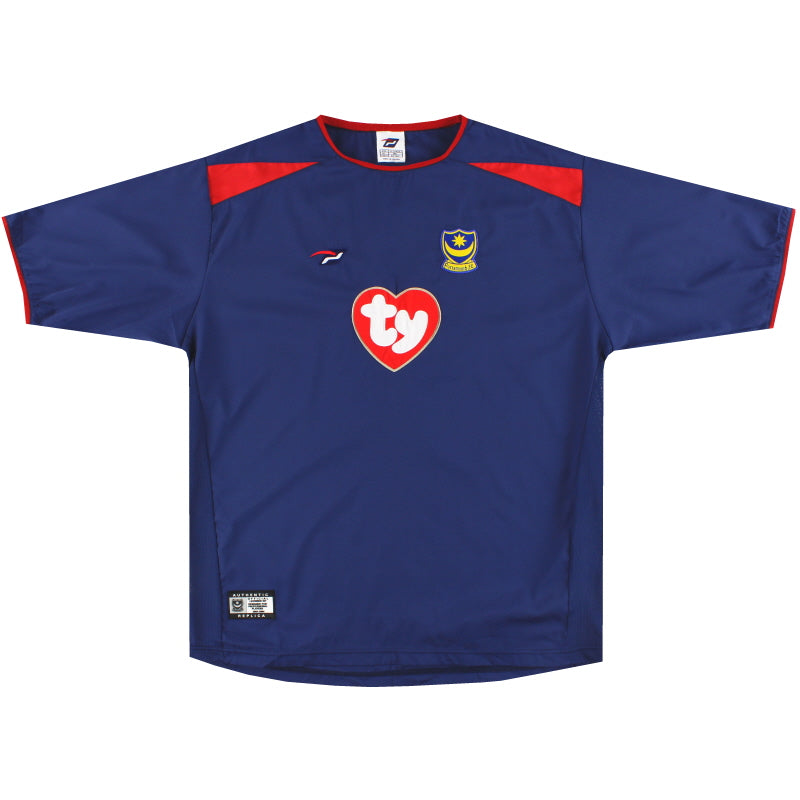 2003-05  Portsmouth Away Shirt *Mint* XL Football Shirt