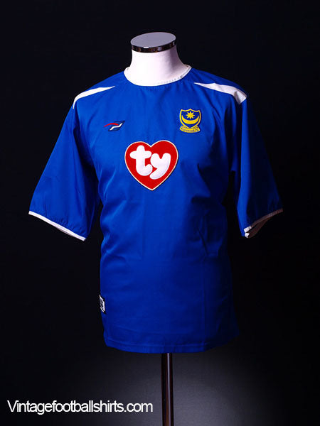 2003-05  Portsmouth Home Shirt M Football Shirt