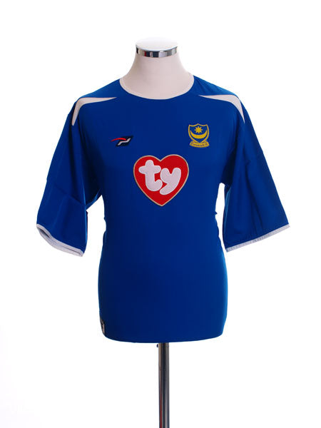 2003-05  Portsmouth Home Shirt *As New* XL Football Shirt