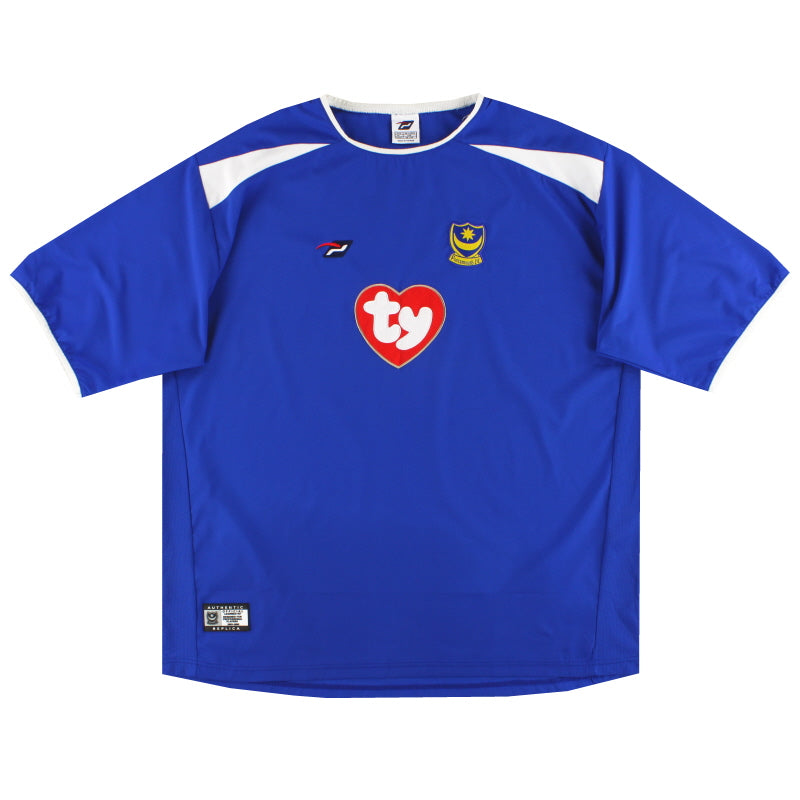 2003-05  Portsmouth Home Shirt *Mint* XXXL Football Shirt