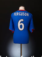 2003-05 Rangers Home Shirt Ferguson #6 XL Football Shirt