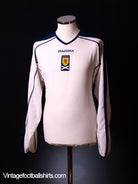 2003-05 Scotland Away Shirt L/S L Football Shirt