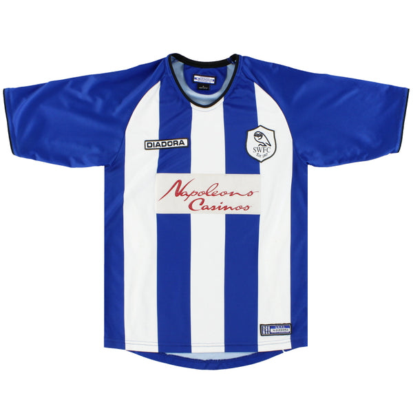 2003-05 Sheffield Wednesday Diadora Home Shirt M | Vintage