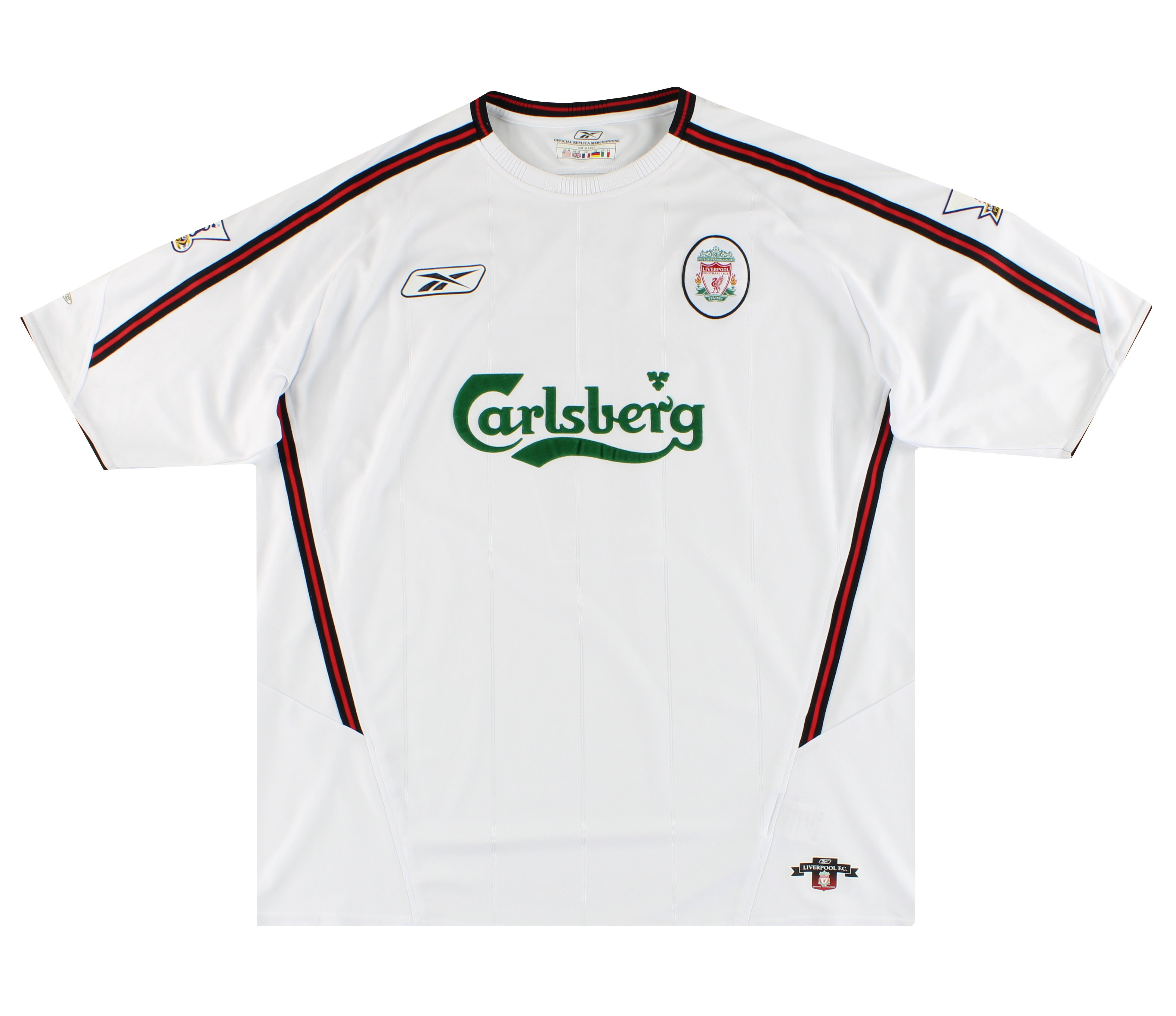 2003-05 Liverpool Reebok Away Shirt Gerrard #17 XL 232866