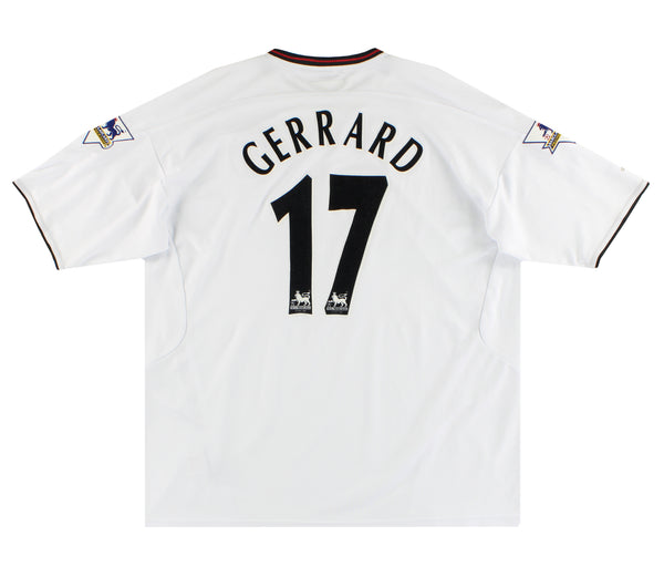 2003-05 Liverpool Reebok Away Shirt Gerrard #17 XL 232866