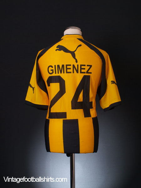 2003 Club Guarani Home Shirt Gimenez #24 *Mint* XL Football Shirt
