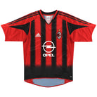 2004-05 AC Milan adidas Home Shirt L Football Shirt