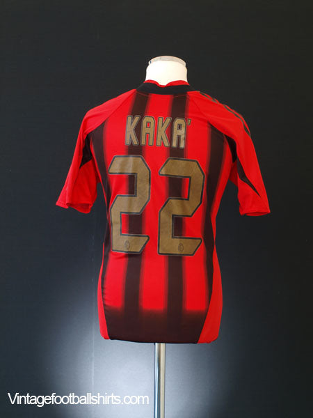 2004-05 AC Milan Home Shirt Kaka #22 M Football Shirt
