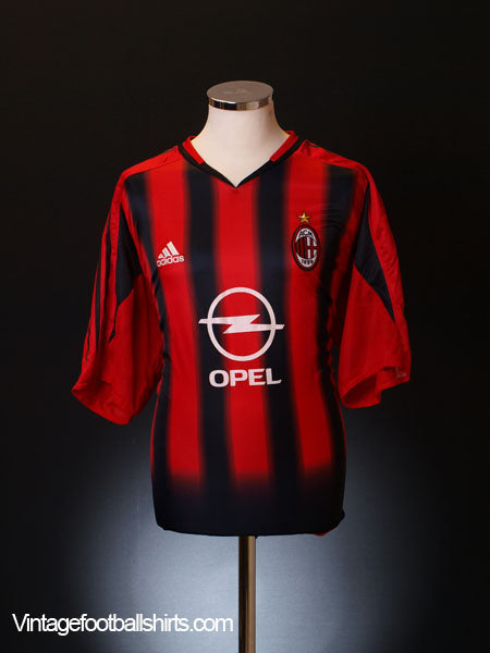 2004-05 AC Milan Home Shirt XL Football Shirt