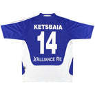 2004-05 Anorthosis Famagusta adidas Match Issue Away Shirt Ketsbaia #14  Football Shirt